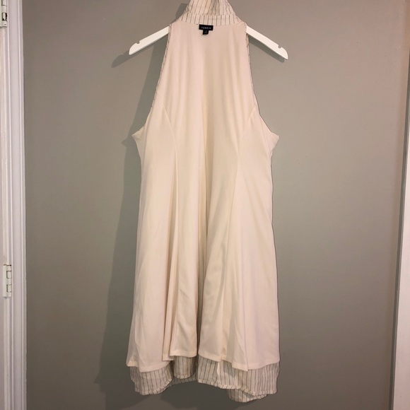 Torrid Linen Pinstriped Shirt Dress EUC - Picture 5 of 8